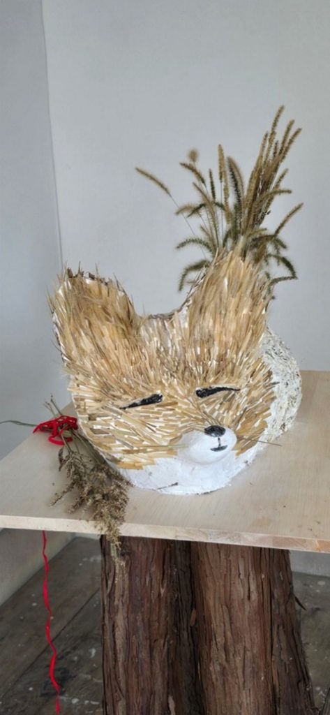 Ine ni nary Reaping the rice and Kitsune - Foxes